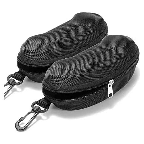 Estuche Duro para Gafas Yamrots Negro con Cremallera