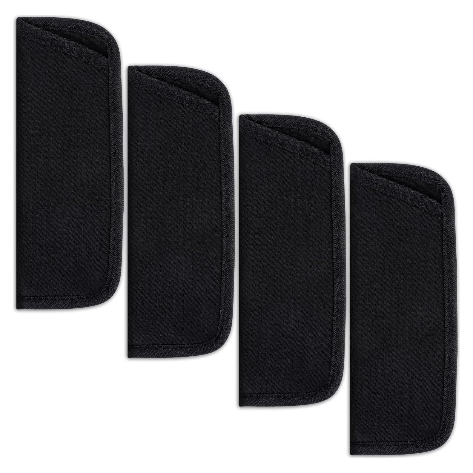Paquete de 4 estuches suaves para gafas negras