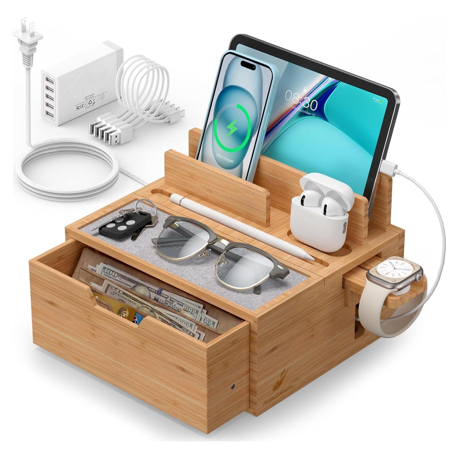 Estación de Carga Multi-Dispositivo Pezin & Hulin 5 Puertos