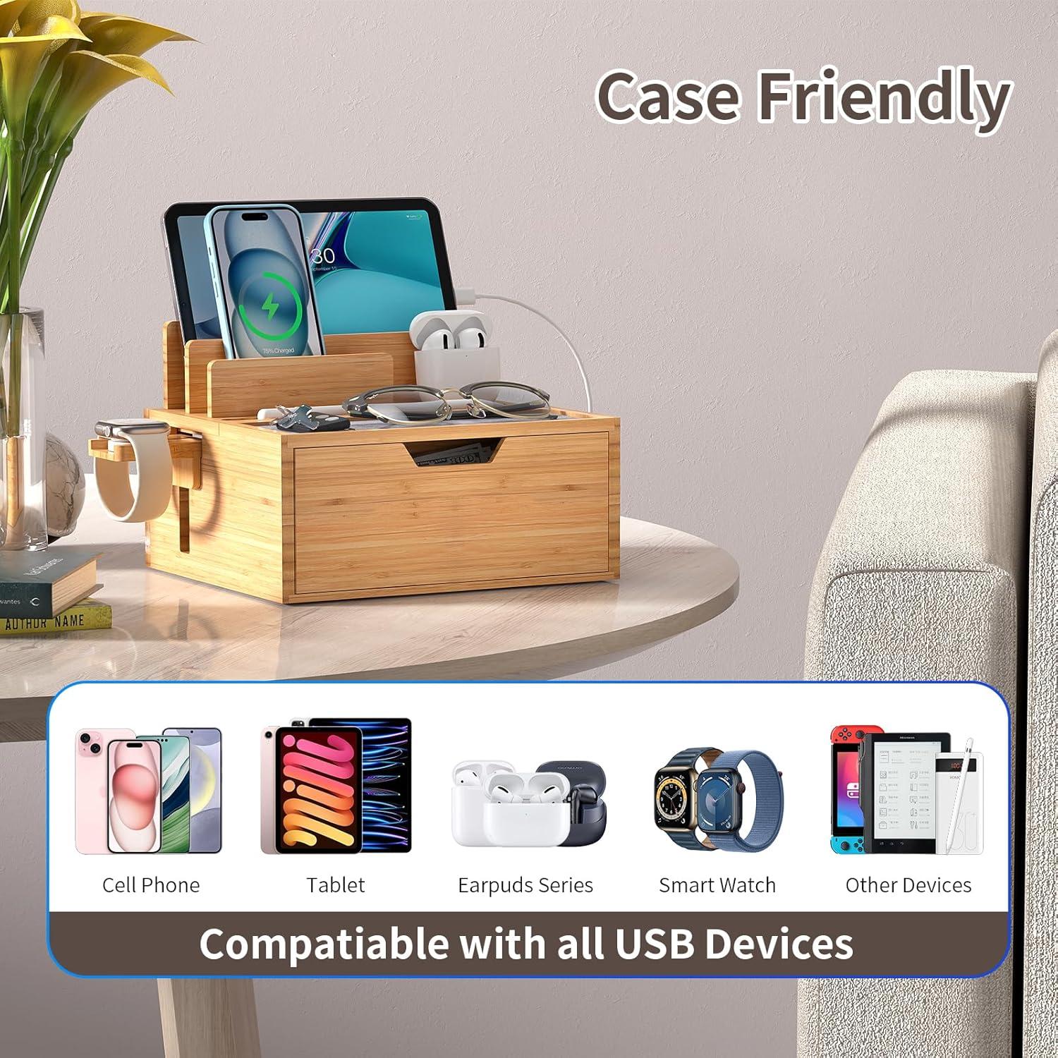 Estación de Carga Multi-Dispositivo Pezin & Hulin 5 Puertos