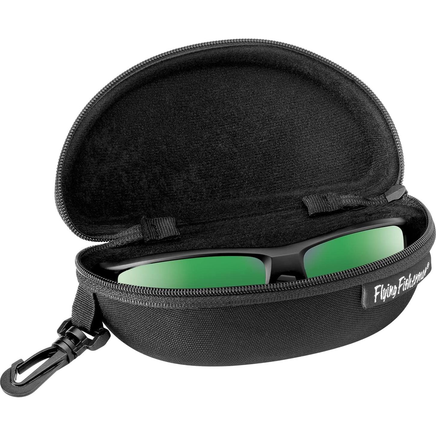 Funda de Gafas de Sol Flying Fisherman Clásica Negra