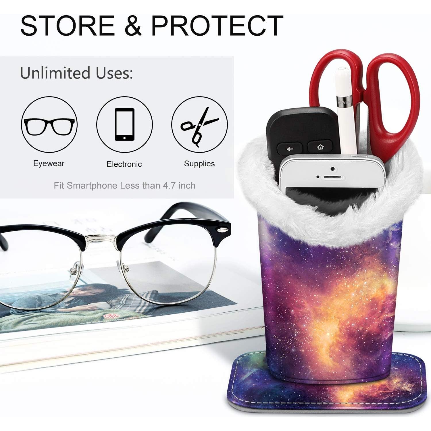 Soporte de Gafas Fintie Galaxia con Forro de Felpa