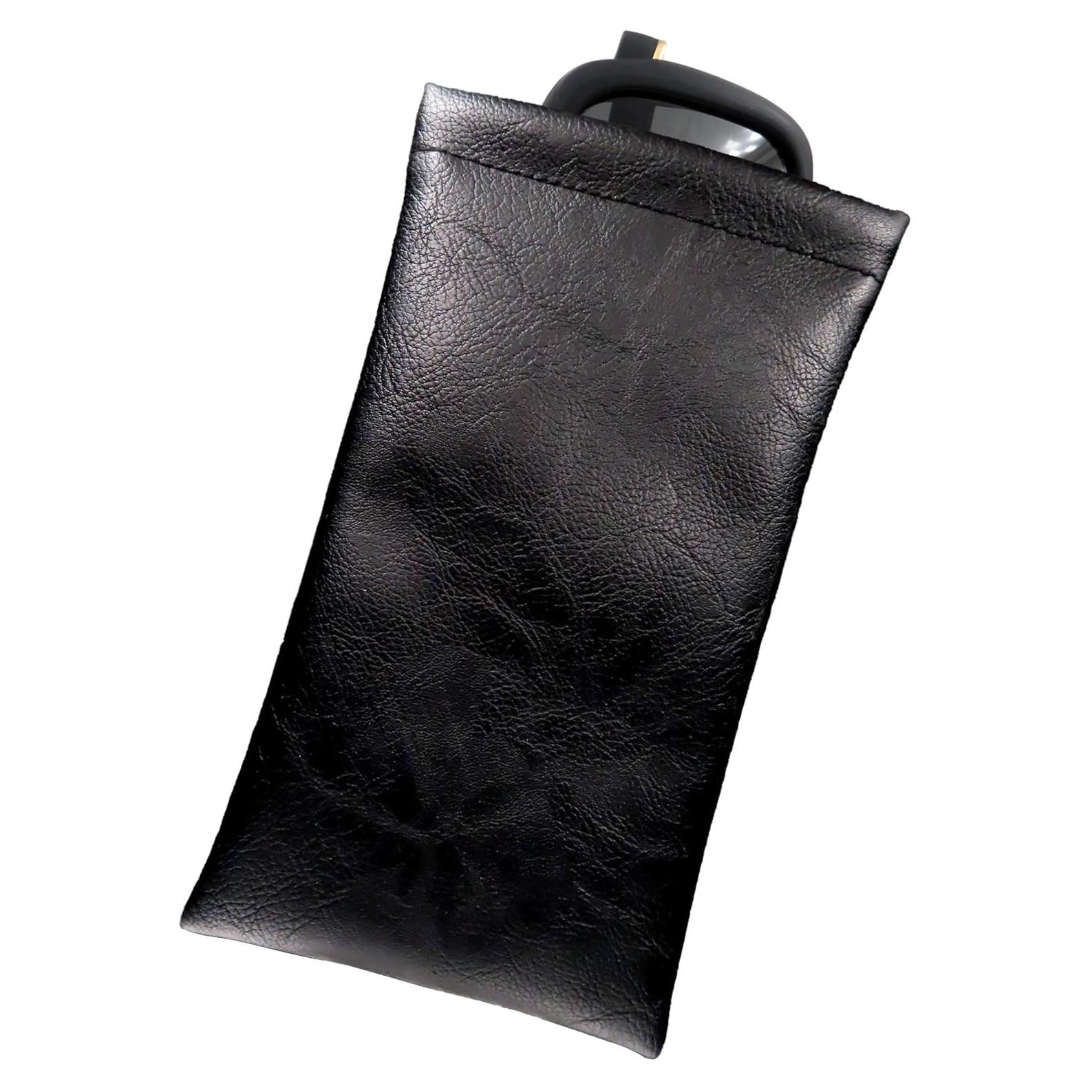 Funda suave para gafas MYEYEGLASSCASE negra grande