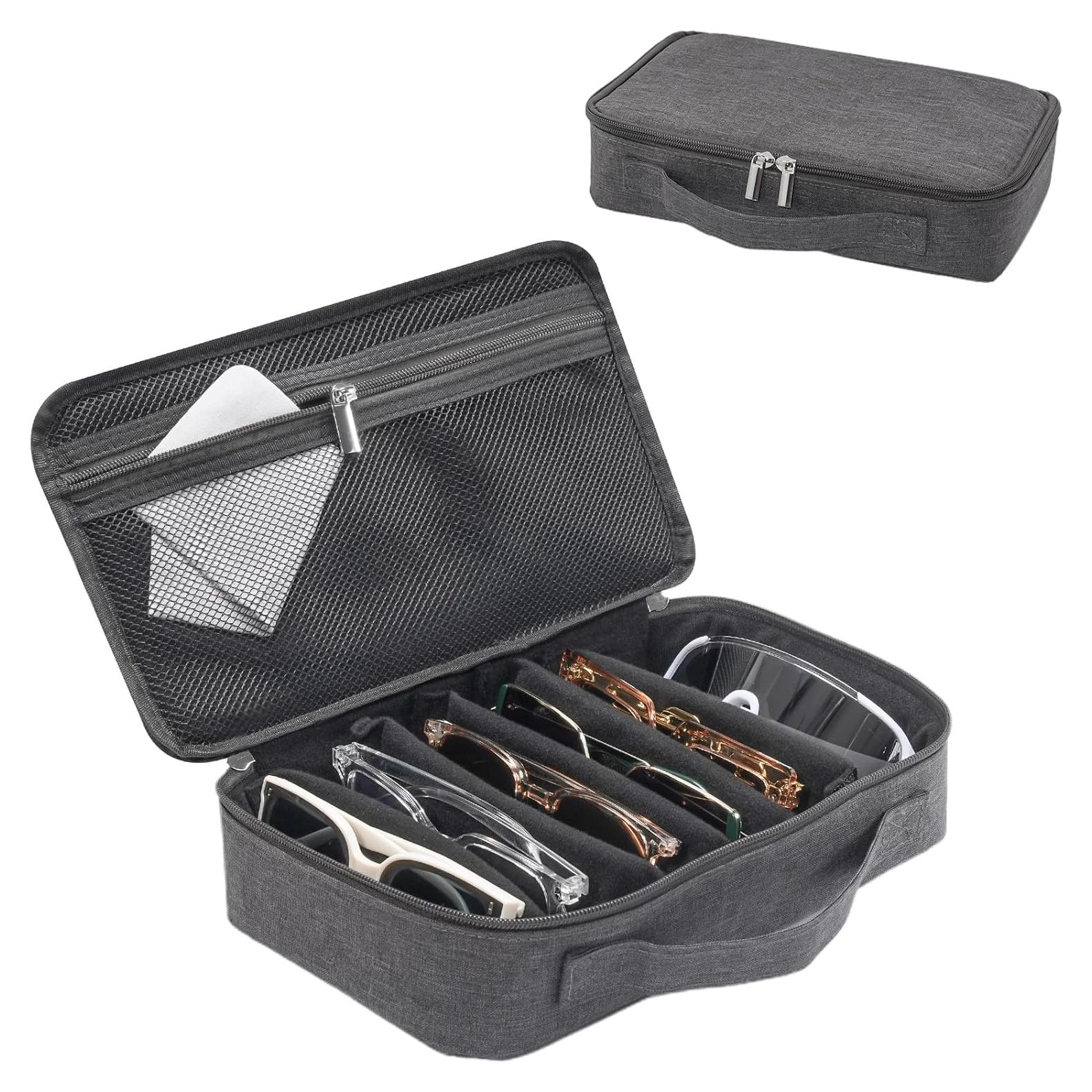 Organizador de Gafas Lolalet 7 Ranuras Gris Oscuro