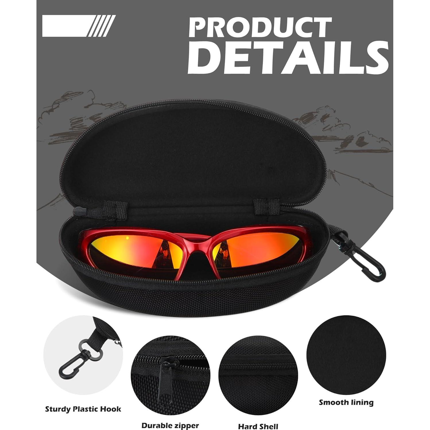 Funda Dura Weewooday 12 Piezas para Gafas Portátil