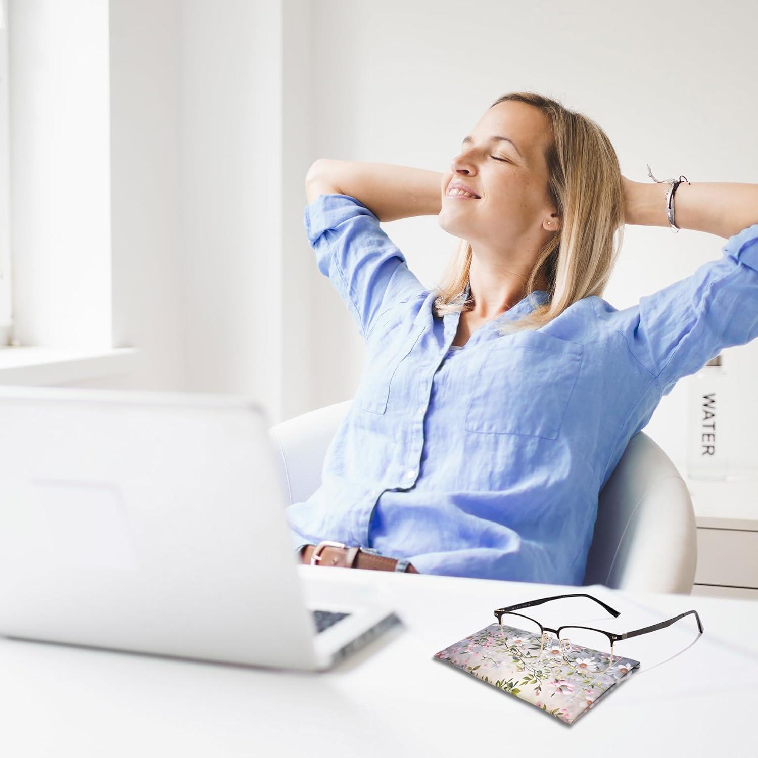 Estuche suave para gafas 3pack HLBYH bohemio floral