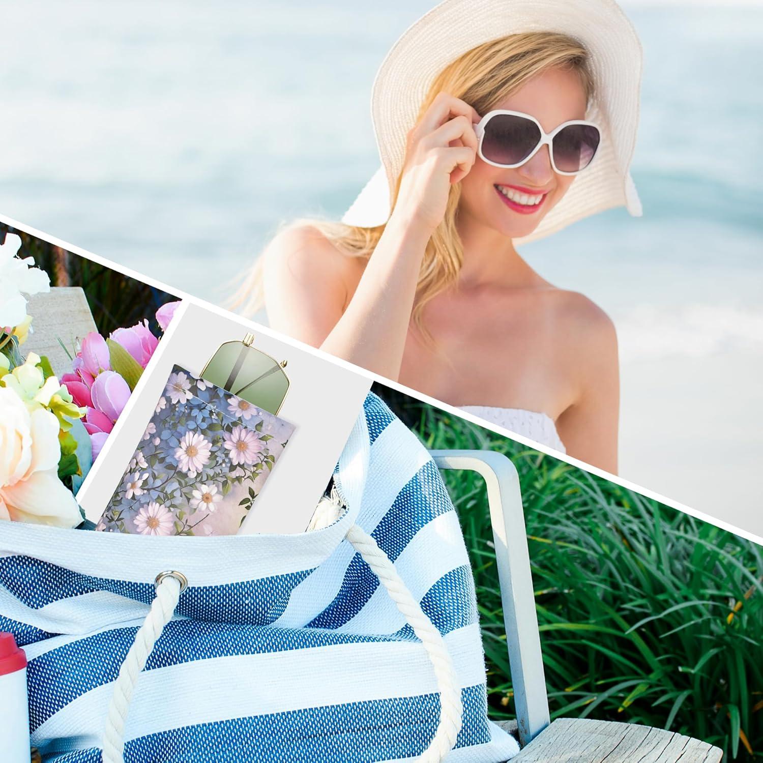 Estuche suave para gafas 3pack HLBYH bohemio floral