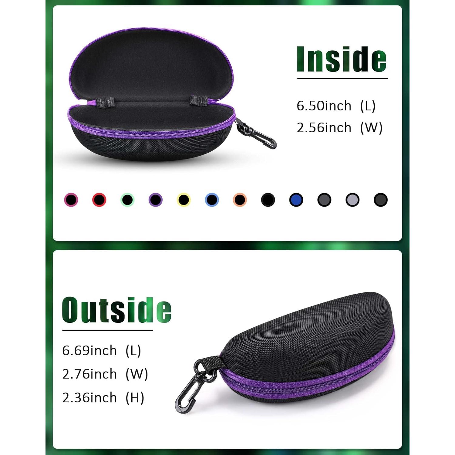 Funda Dura para Gafas Weewooday 12 Piezas Portátil