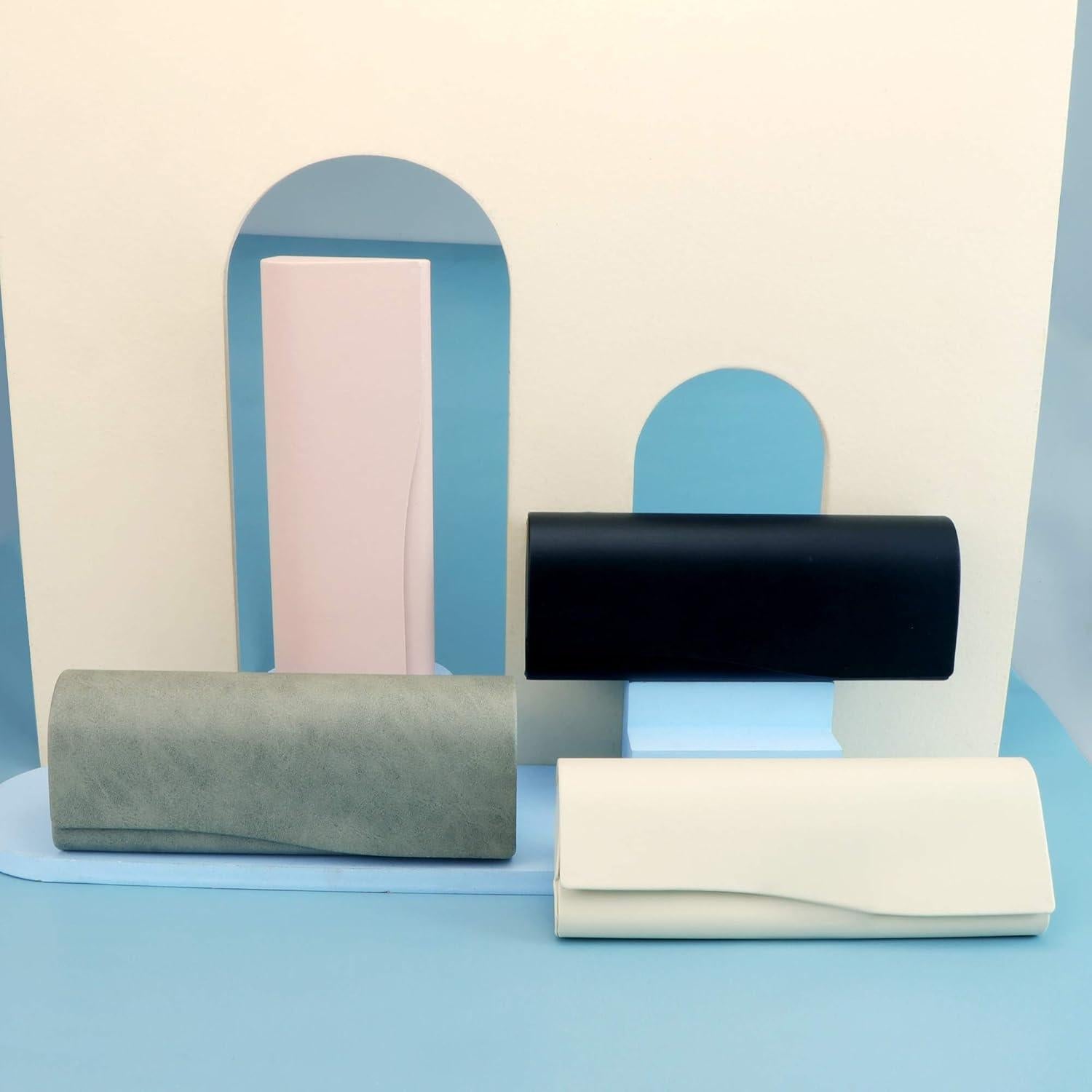 Estuche de Gafas Portátil Blanco - Tamaño Universal