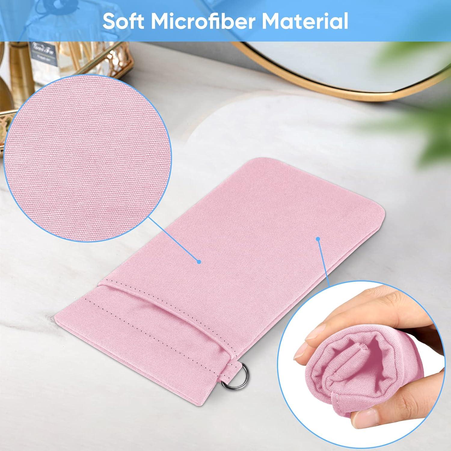 Funda Doble para Gafas Fintie Rosa con Correa y Microfibra