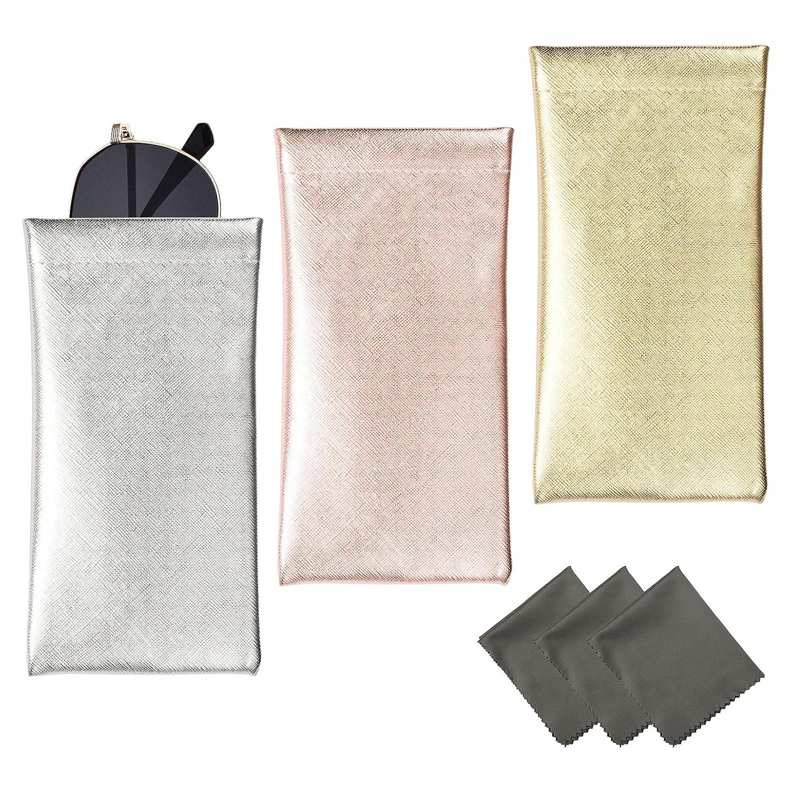 Estuche para Gafas Vemiss 3 Piezas con Cierre Superior