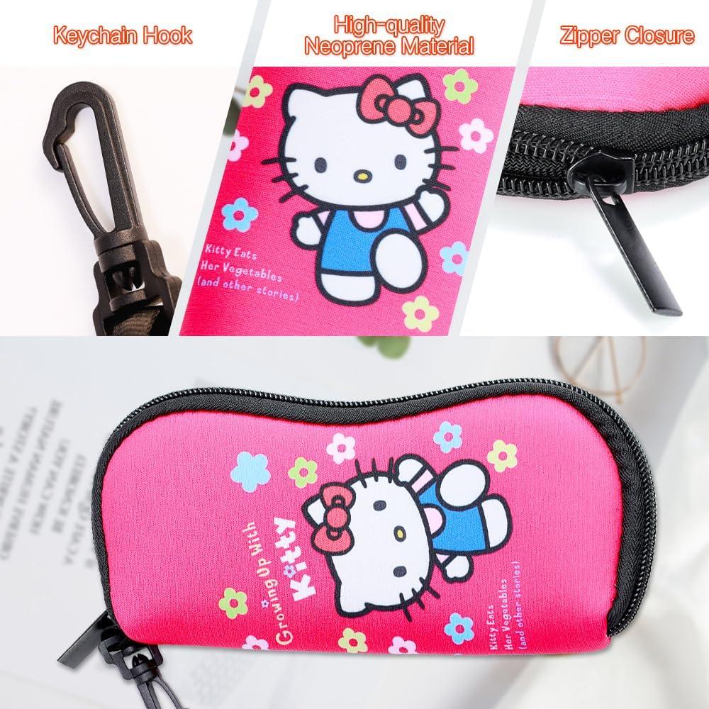 Estuche Kawaii para Gafas PERFECTSIGHT Rosa Neopreno