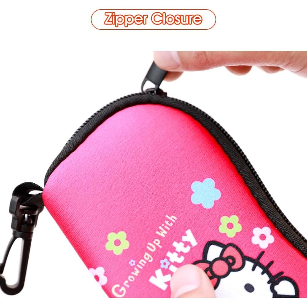 Estuche Kawaii para Gafas PERFECTSIGHT Rosa Neopreno