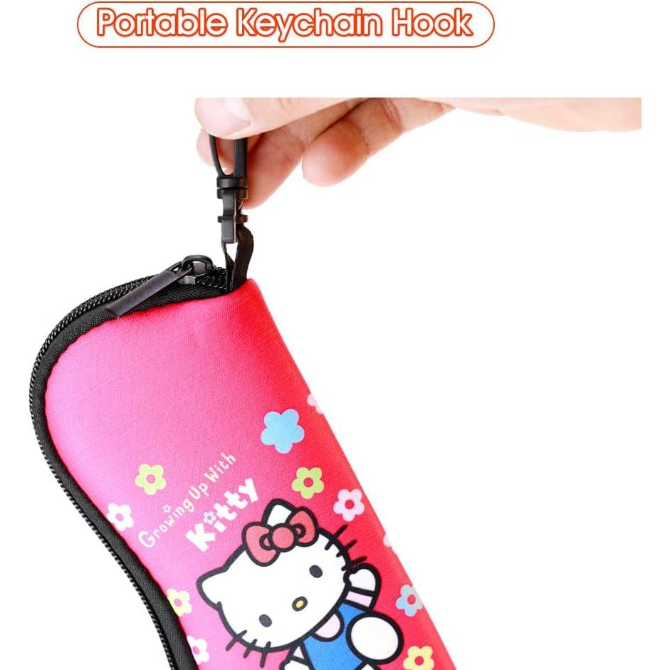 Estuche Kawaii para Gafas PERFECTSIGHT Rosa Neopreno