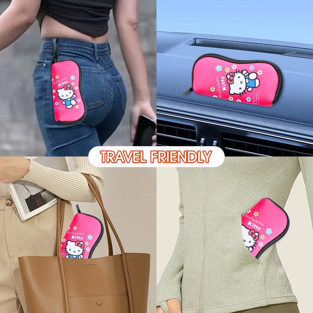 Estuche Kawaii para Gafas PERFECTSIGHT Rosa Neopreno