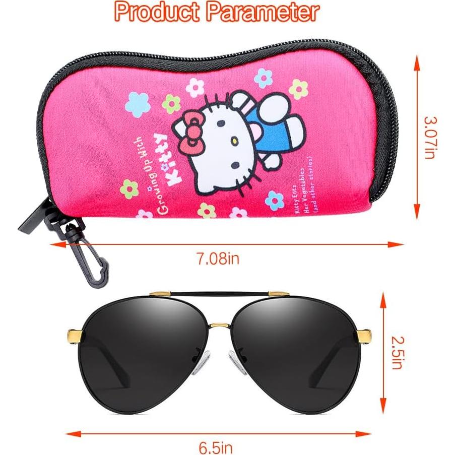 Estuche Kawaii para Gafas PERFECTSIGHT Rosa Neopreno