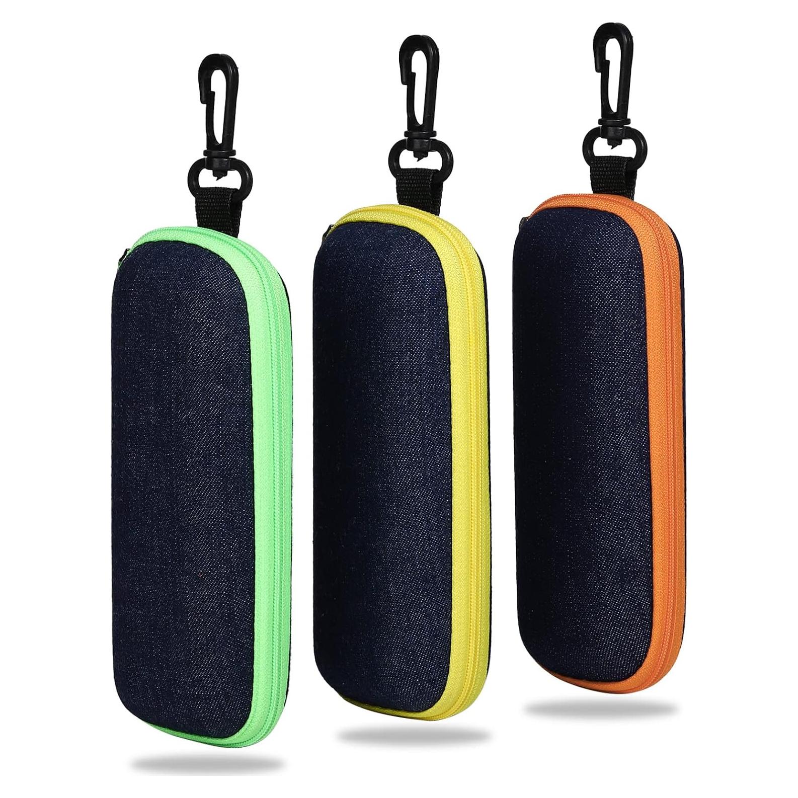 Estuche de Gafas Molshine 3 Piezas Mezclilla Portátil