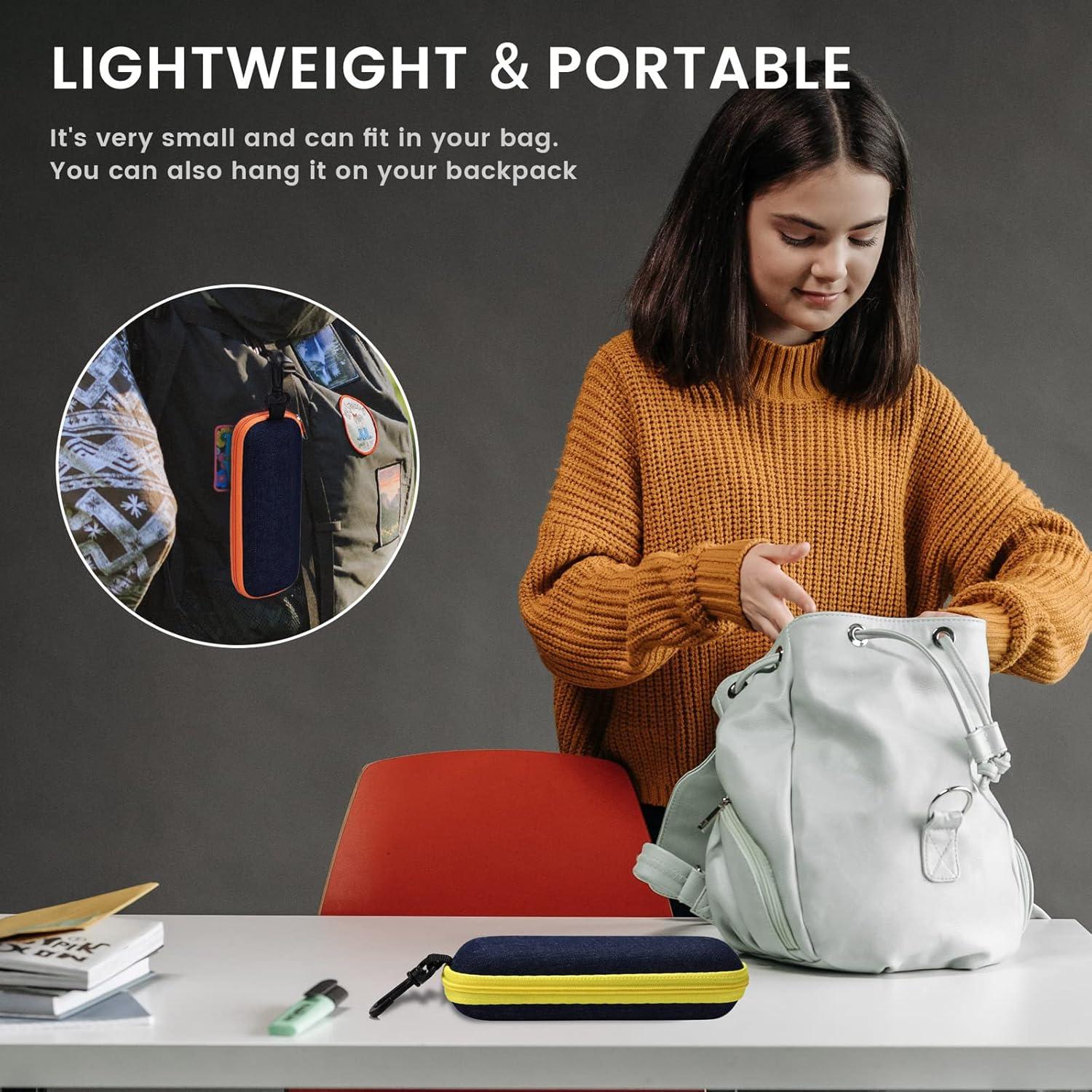 Estuche de Gafas Molshine 3 Piezas Mezclilla Portátil