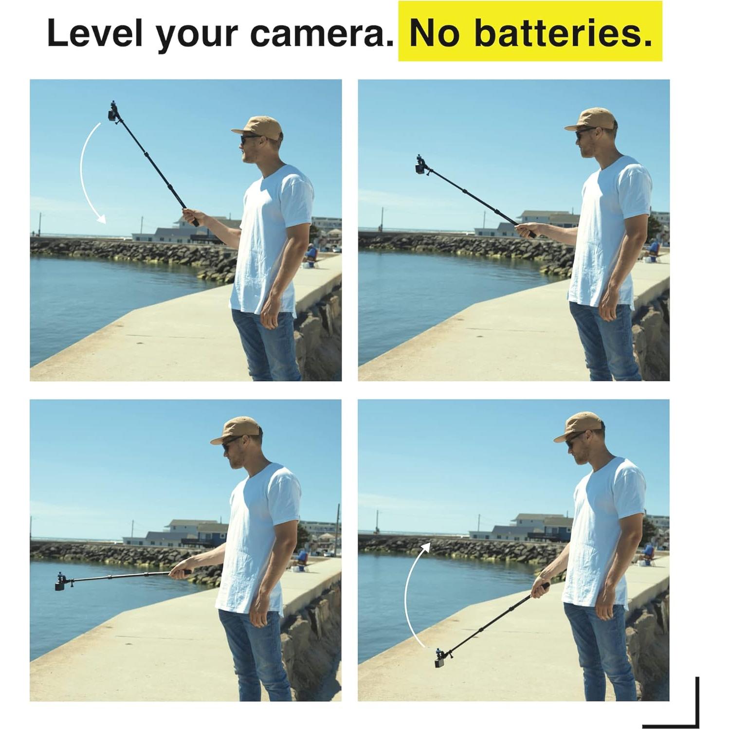 Montaje Hidráulico GravGrip V2 para Cámara de Acción - Compacto