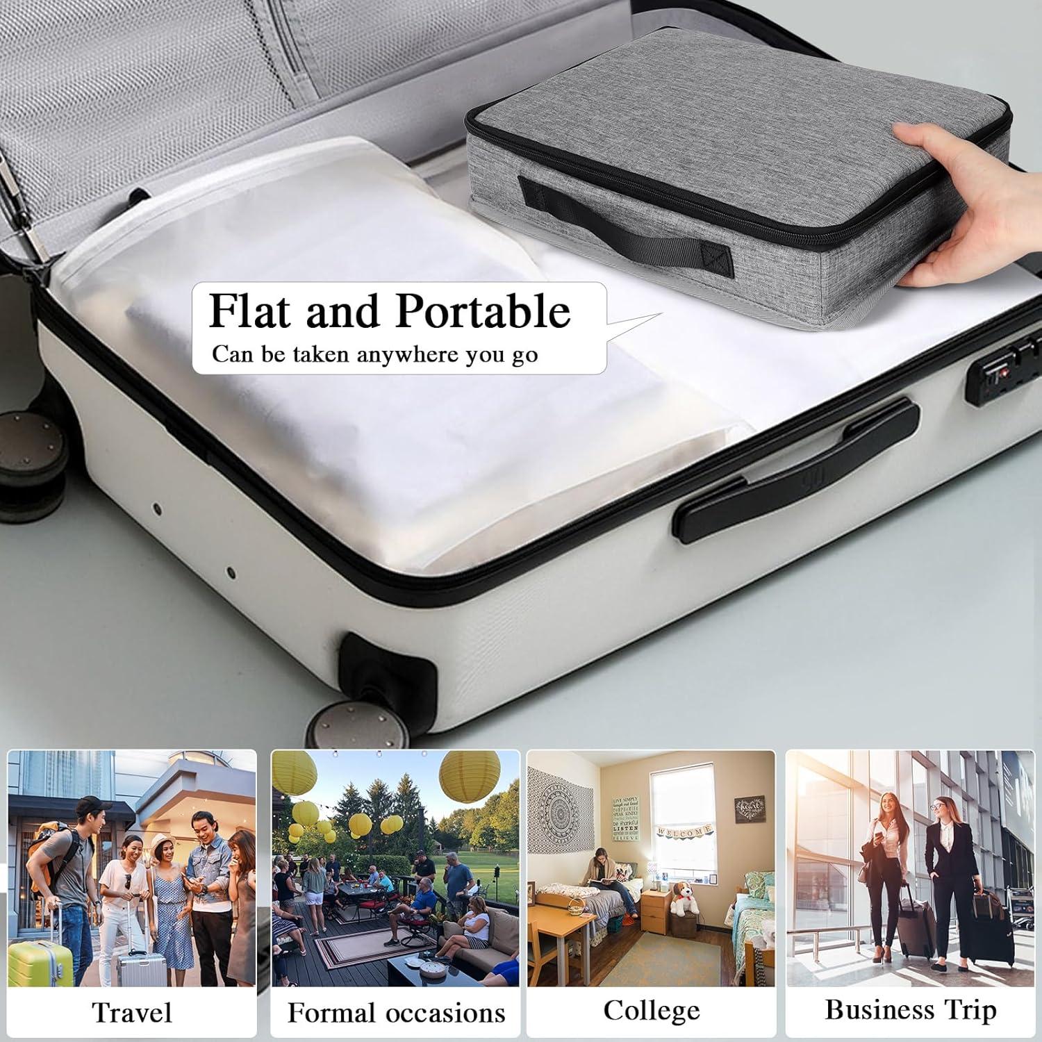 Estuche Organizador de Gafas Bukere 12 Compartimentos Gris