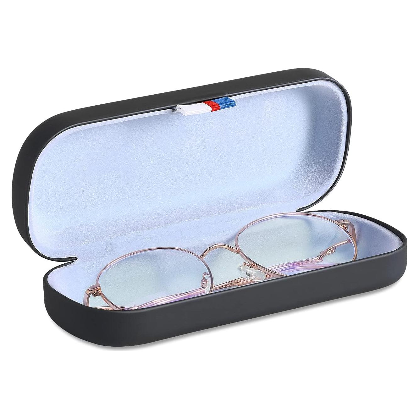 Estuche Duro para Gafas MoKo Unisex Negro 16.3x6.6 cm