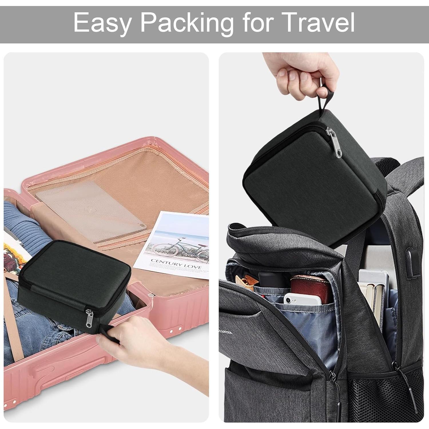 Estuche Organizador de Gafas Bukere Gris Oscuro 4 Ranuras