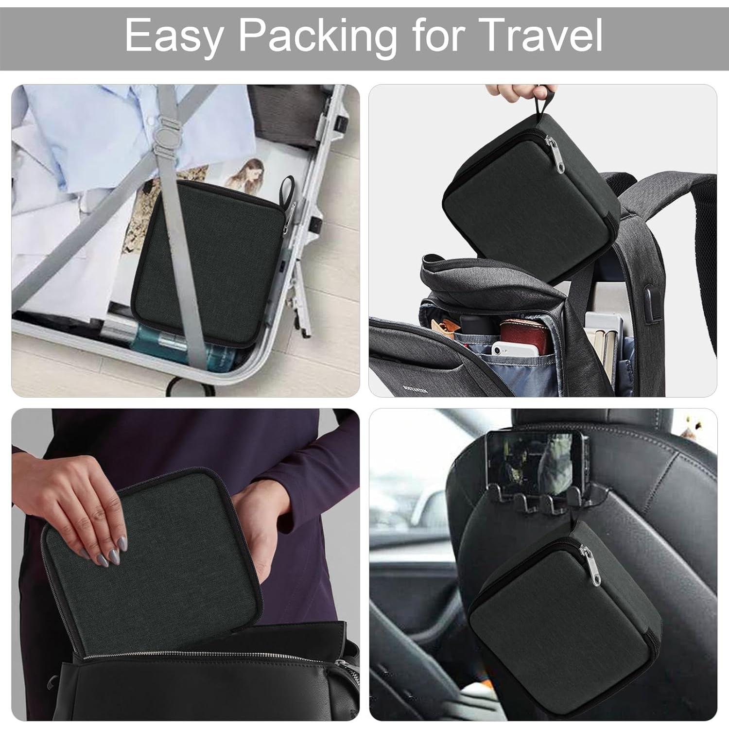 Estuche Organizador de Gafas Bukere Gris Oscuro 4 Ranuras