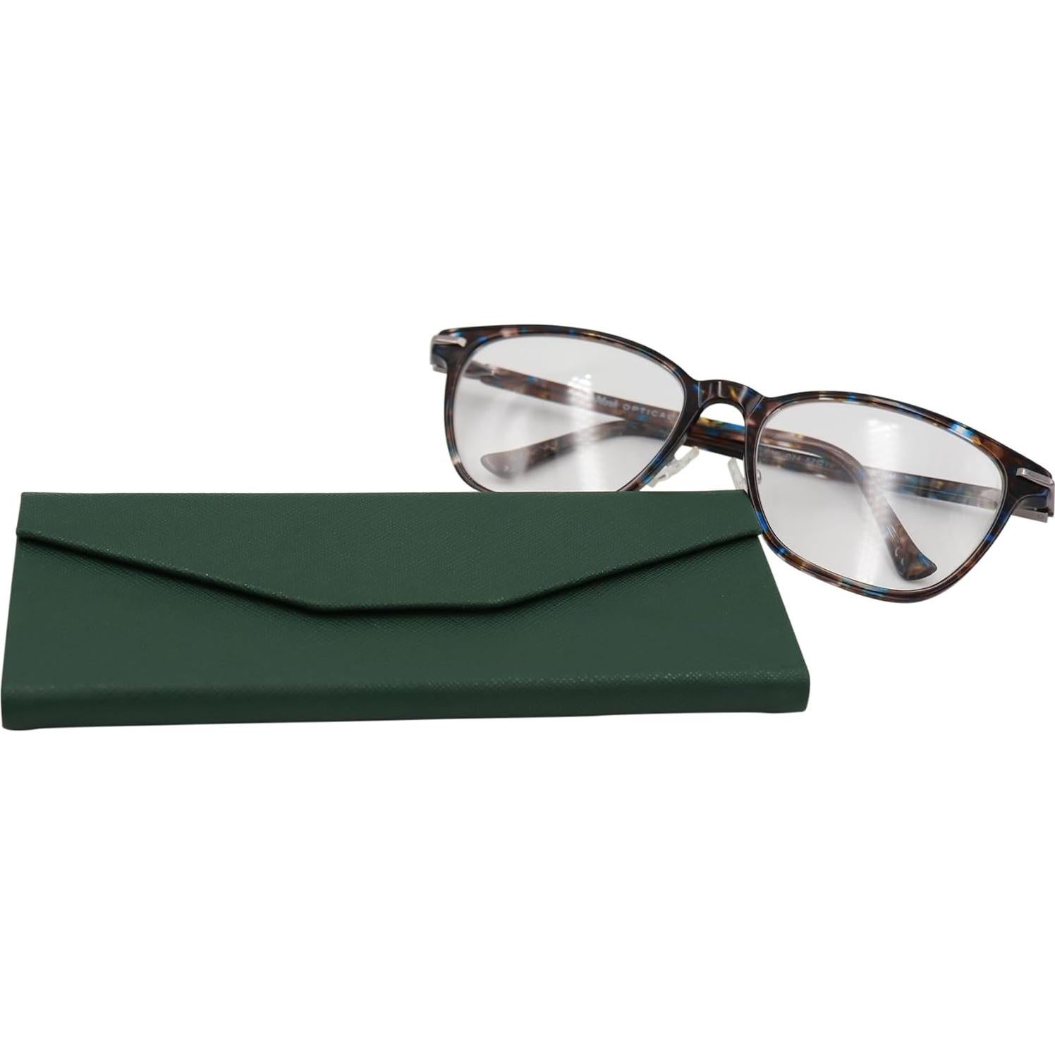 Estuche de Gafas Real Sic Verde Esmeralda - Duro y Magnético