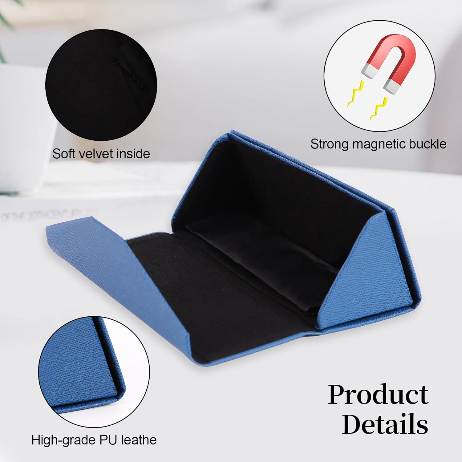 Estuche para Gafas Roran 4 Pack Plegable con Paños de Limpieza