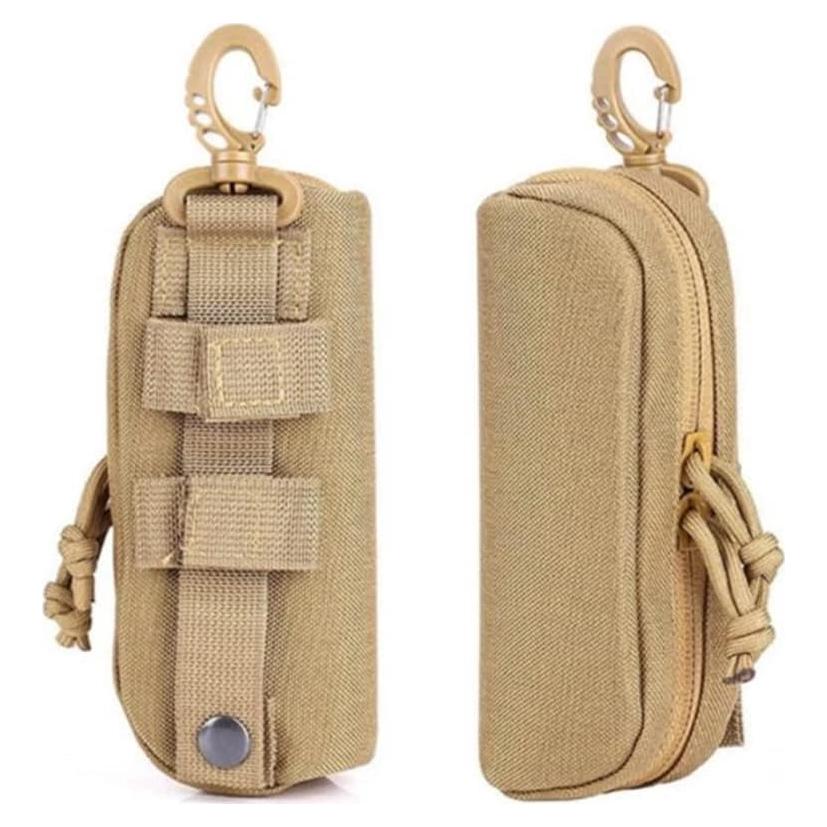 Funda de Gafas Táctica MOLLE Negra 17x8x5 cm