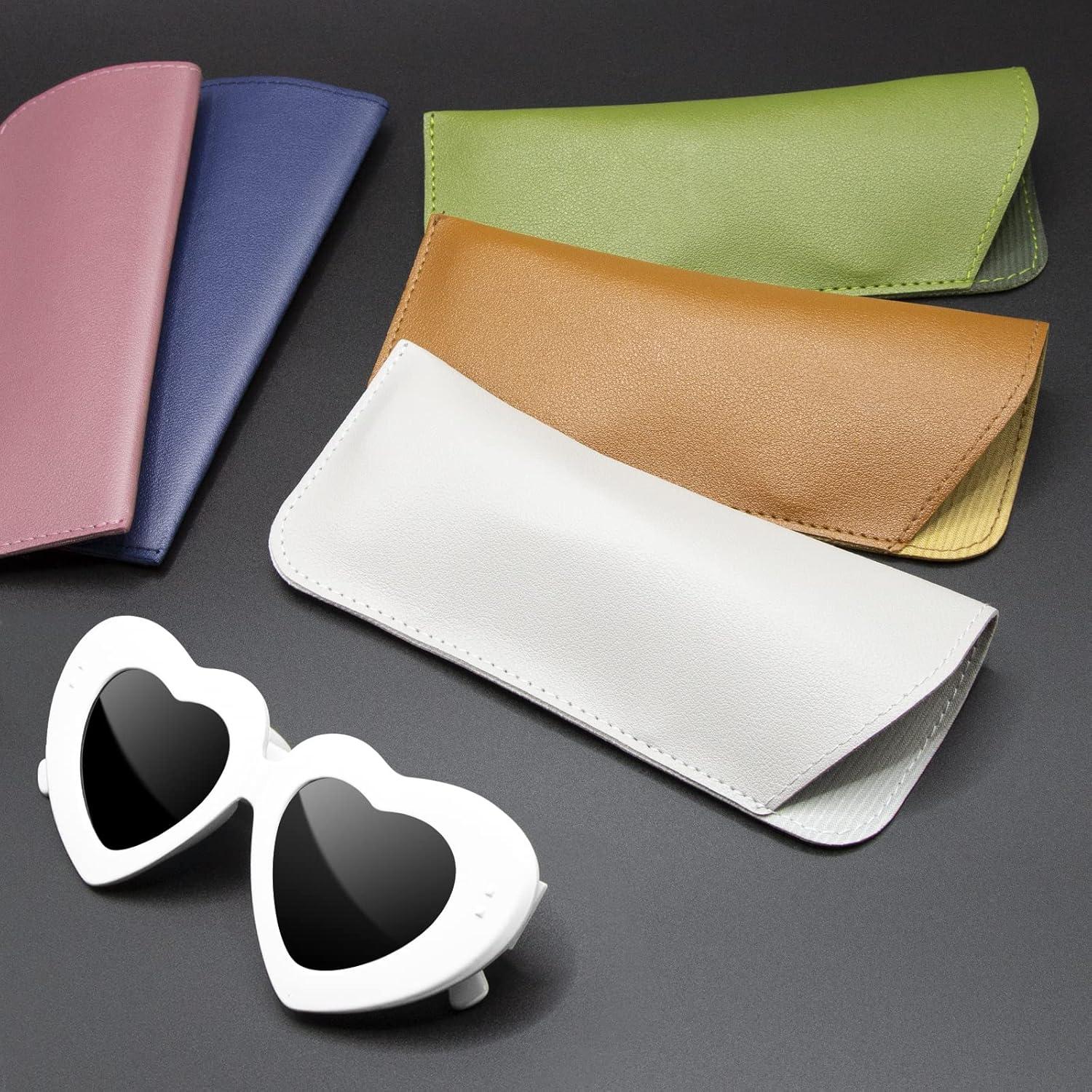 Funda de Gafas Suave PU 12 Piezas Multicolor