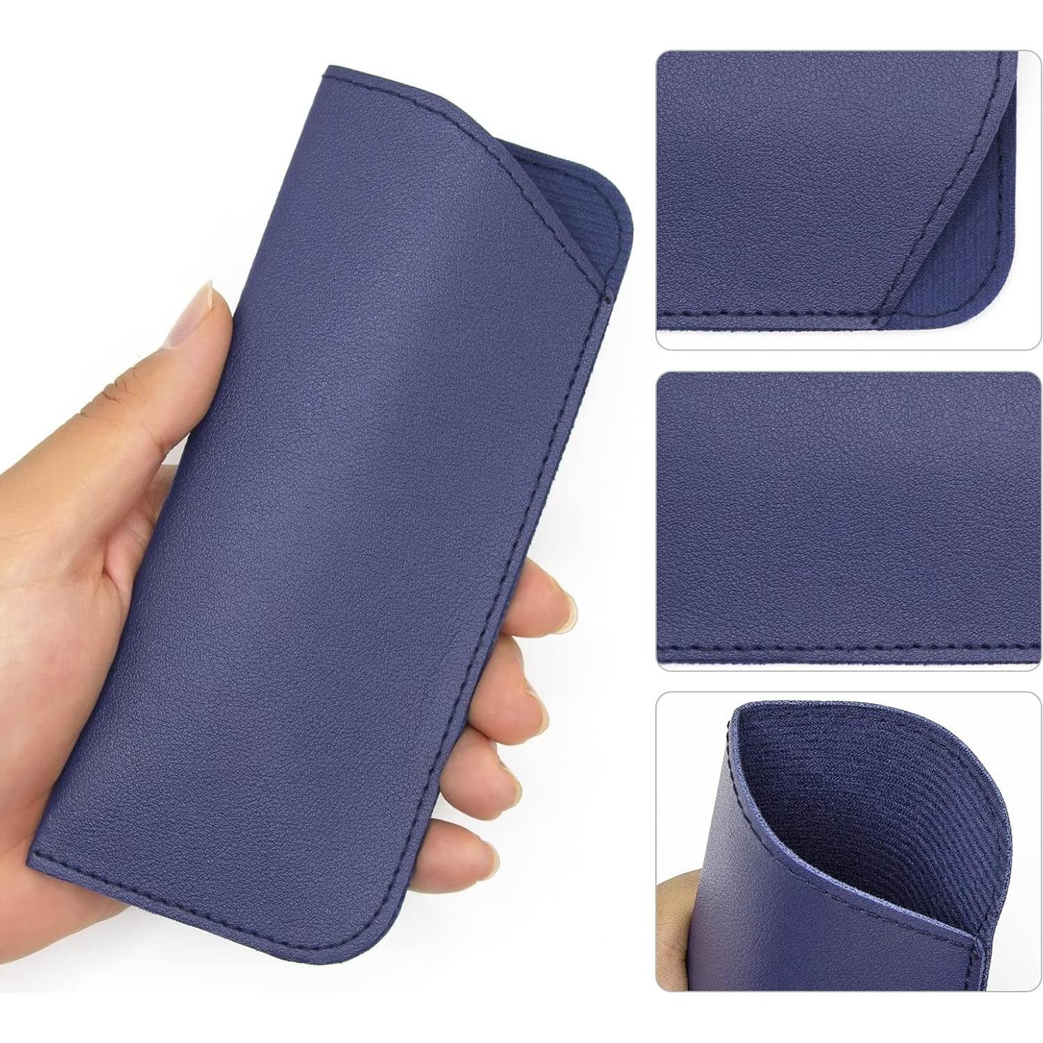 Funda de Gafas Suave PU 12 Piezas Multicolor