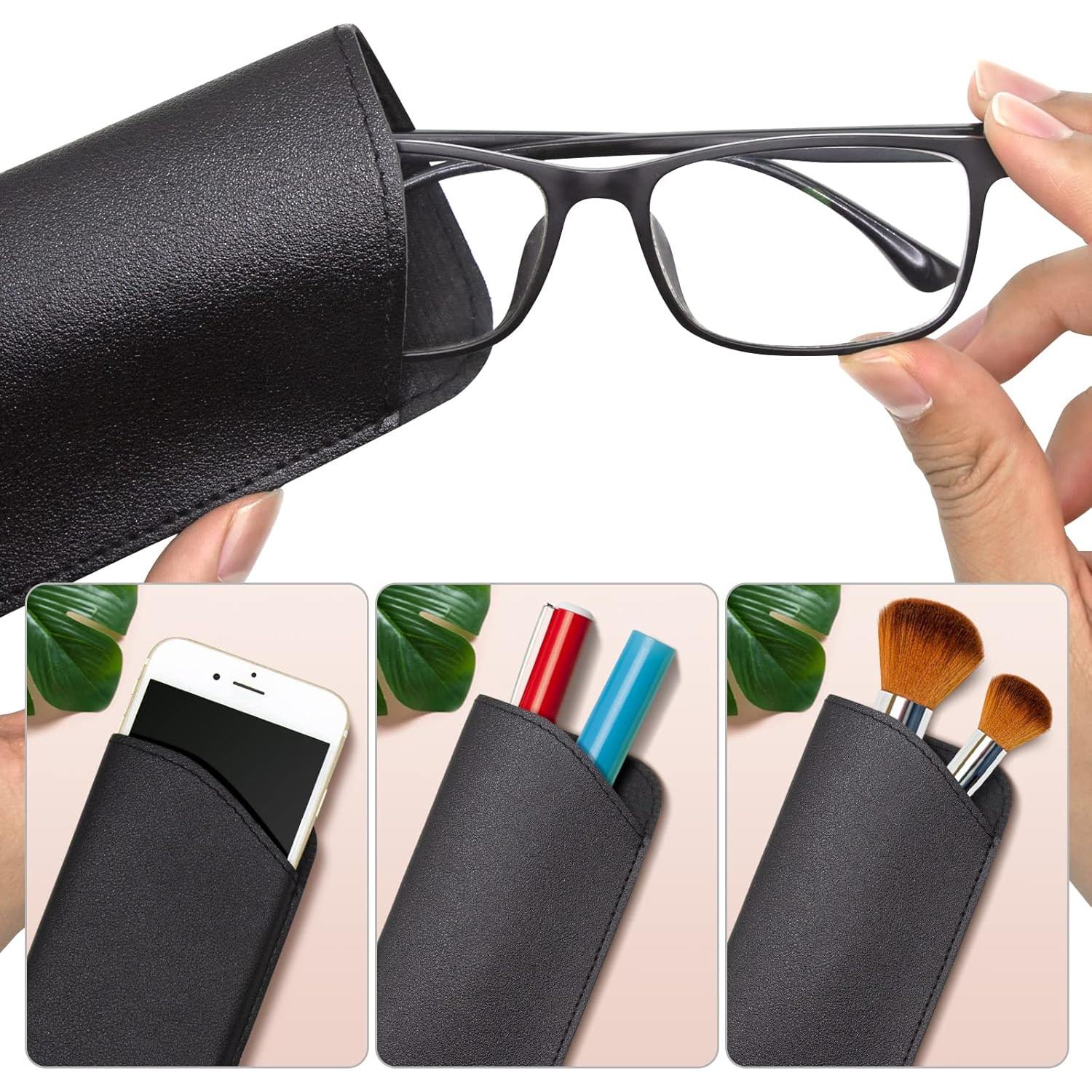 Funda de Gafas Suave PU 12 Piezas Multicolor