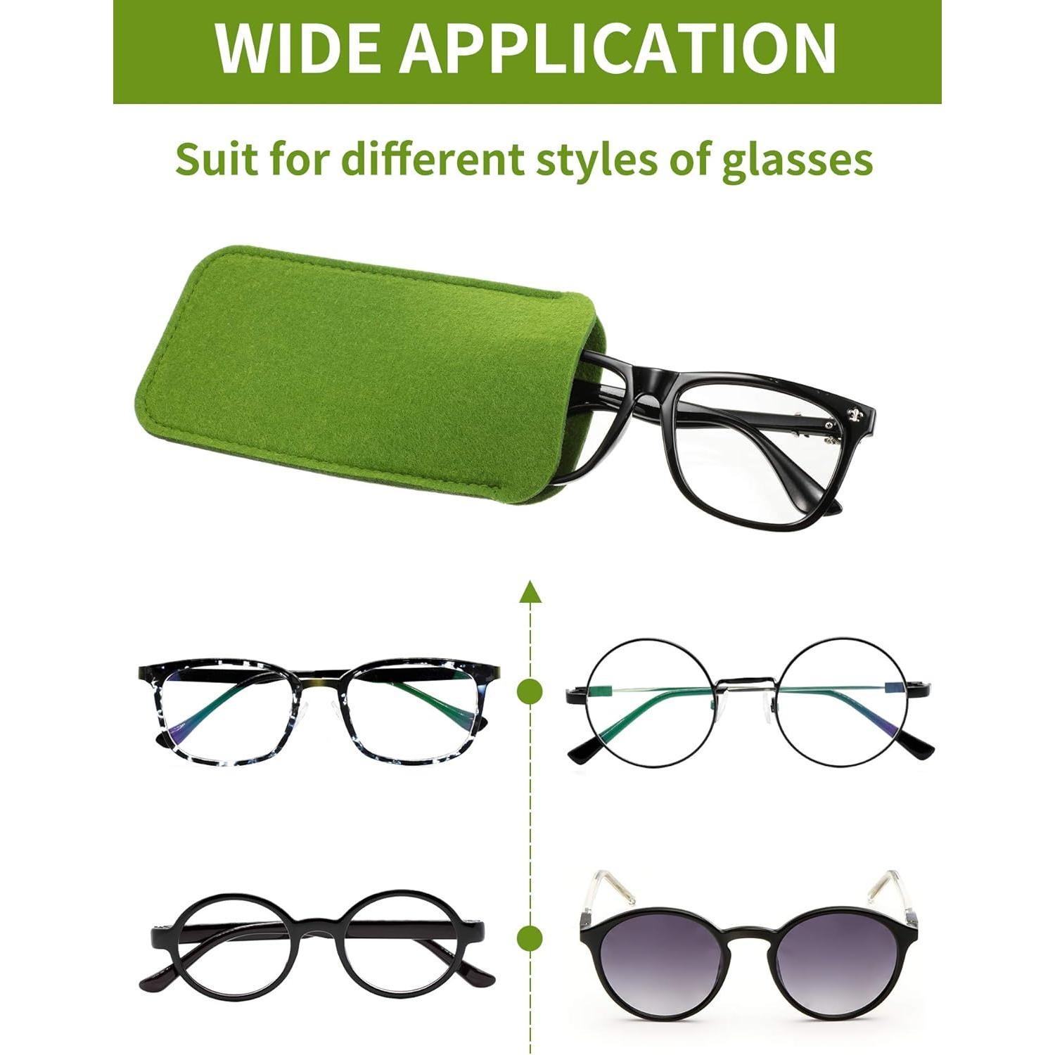 Frienda 7 Fundas Suaves para Gafas de Tela Portátil