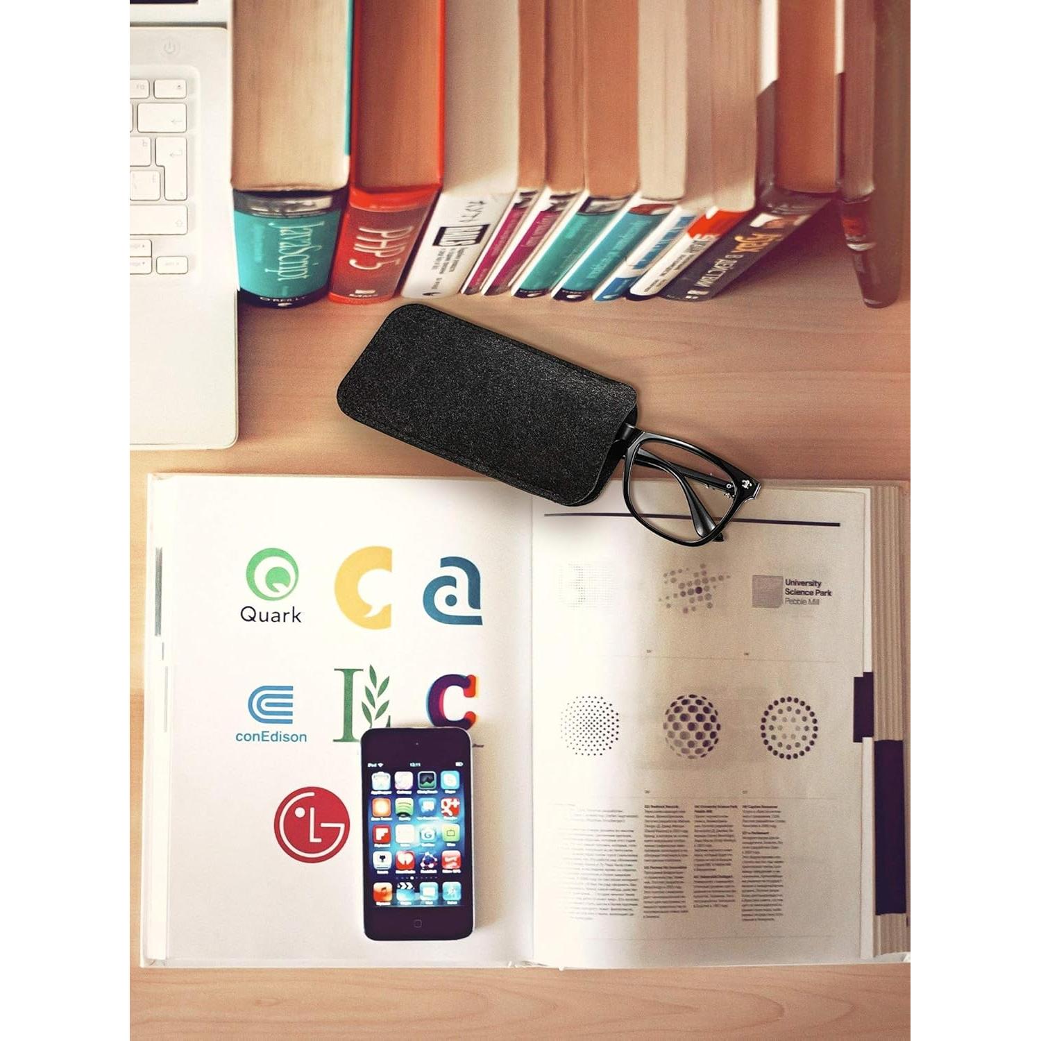 Frienda 7 Fundas Suaves para Gafas de Tela Portátil