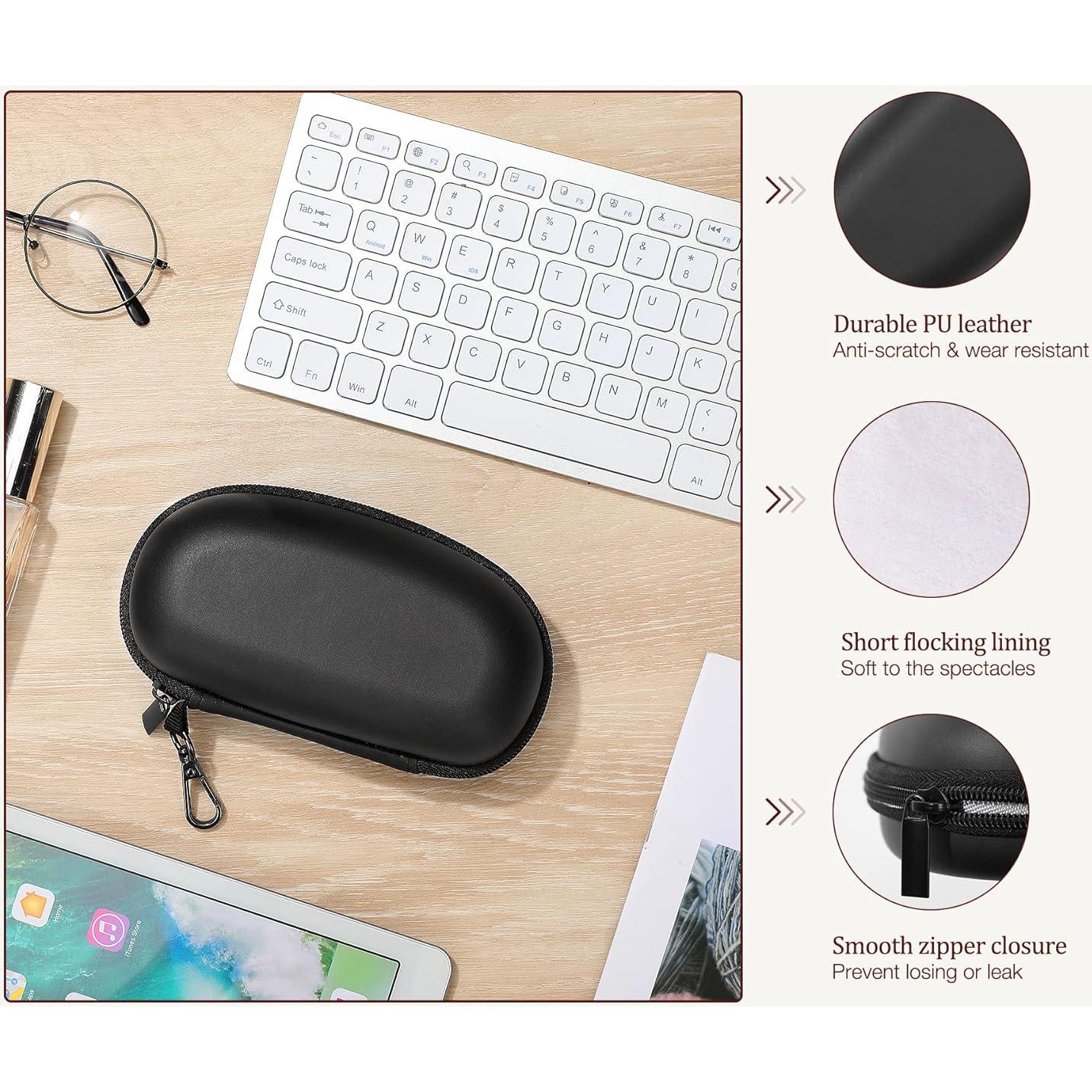 Funda de Gafas MoKo Unisex PU a Prueba de Golpes Negra