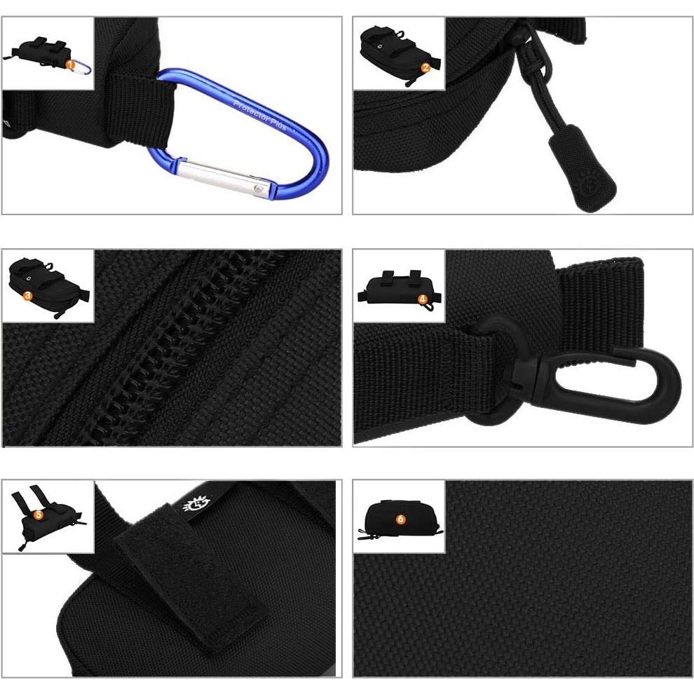 Funda Táctica para Gafas HUNTVP Nylon Dura con Clip