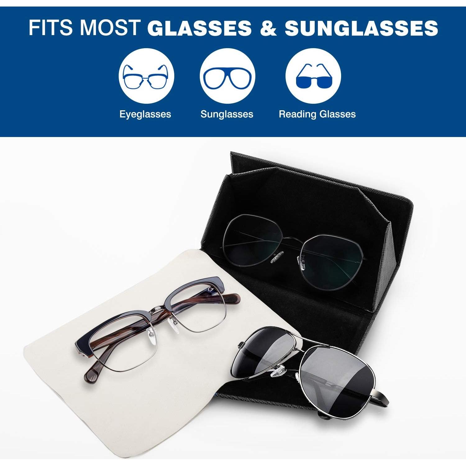 Estuche Plegable para Gafas MoKo Triangular Negro