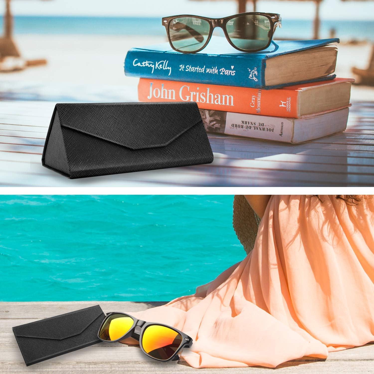 Estuche Plegable para Gafas MoKo Triangular Negro