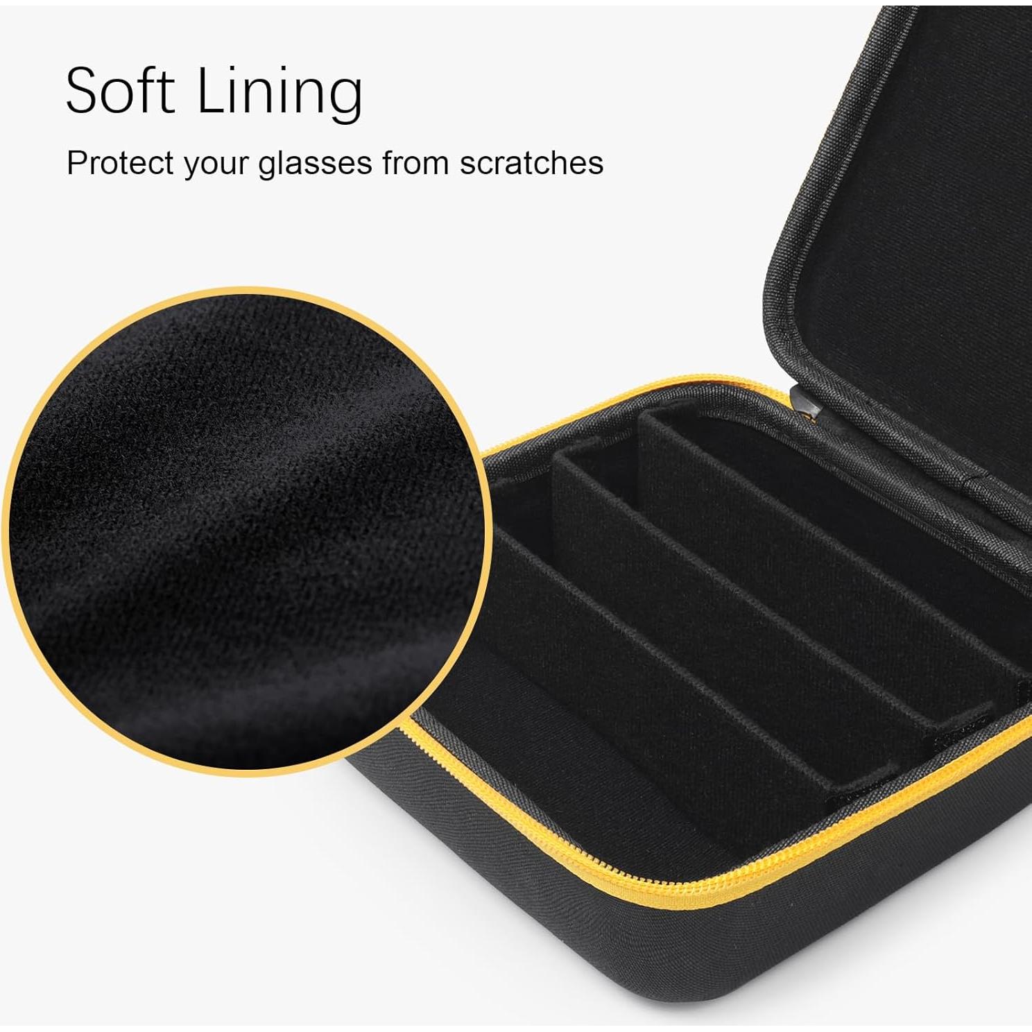 Organizador de Gafas de Sol DKA01 Negro con 5 Compartimentos