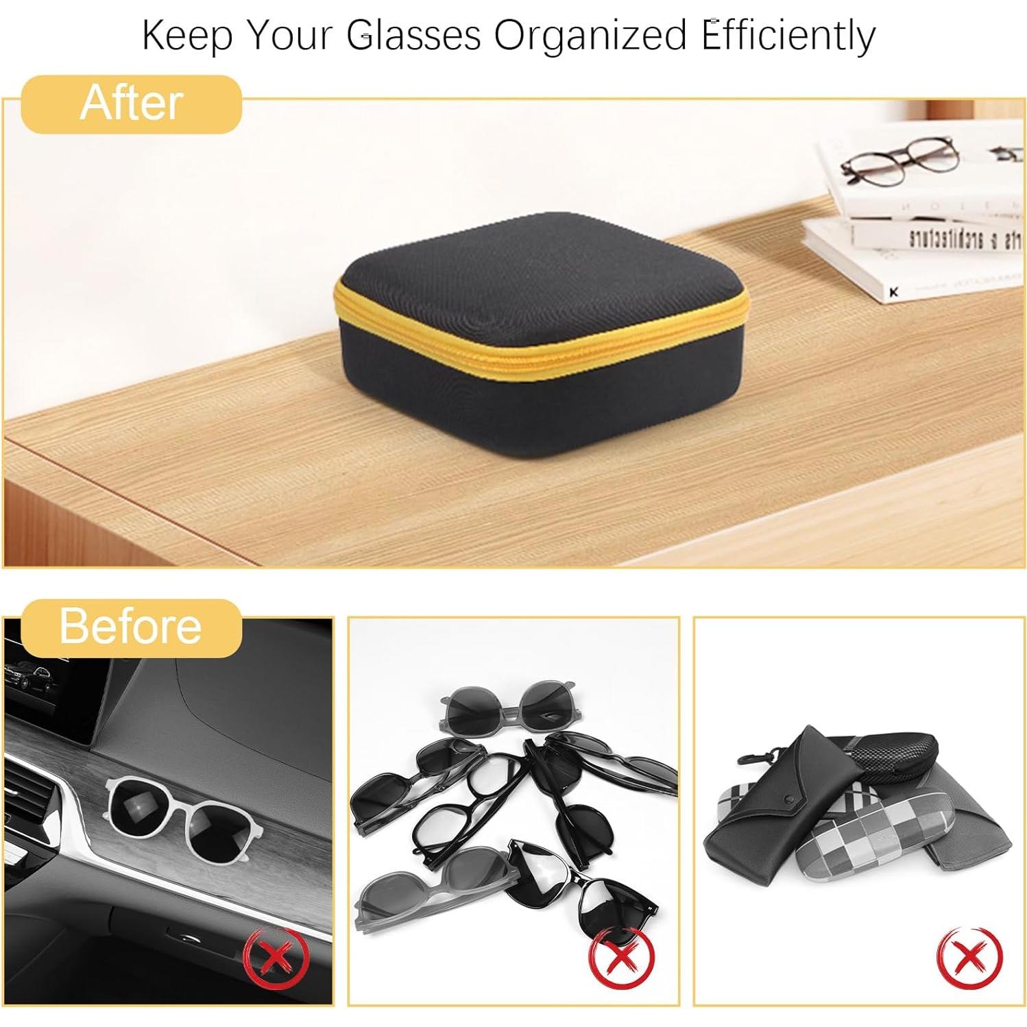 Organizador de Gafas de Sol DKA01 Negro con 5 Compartimentos