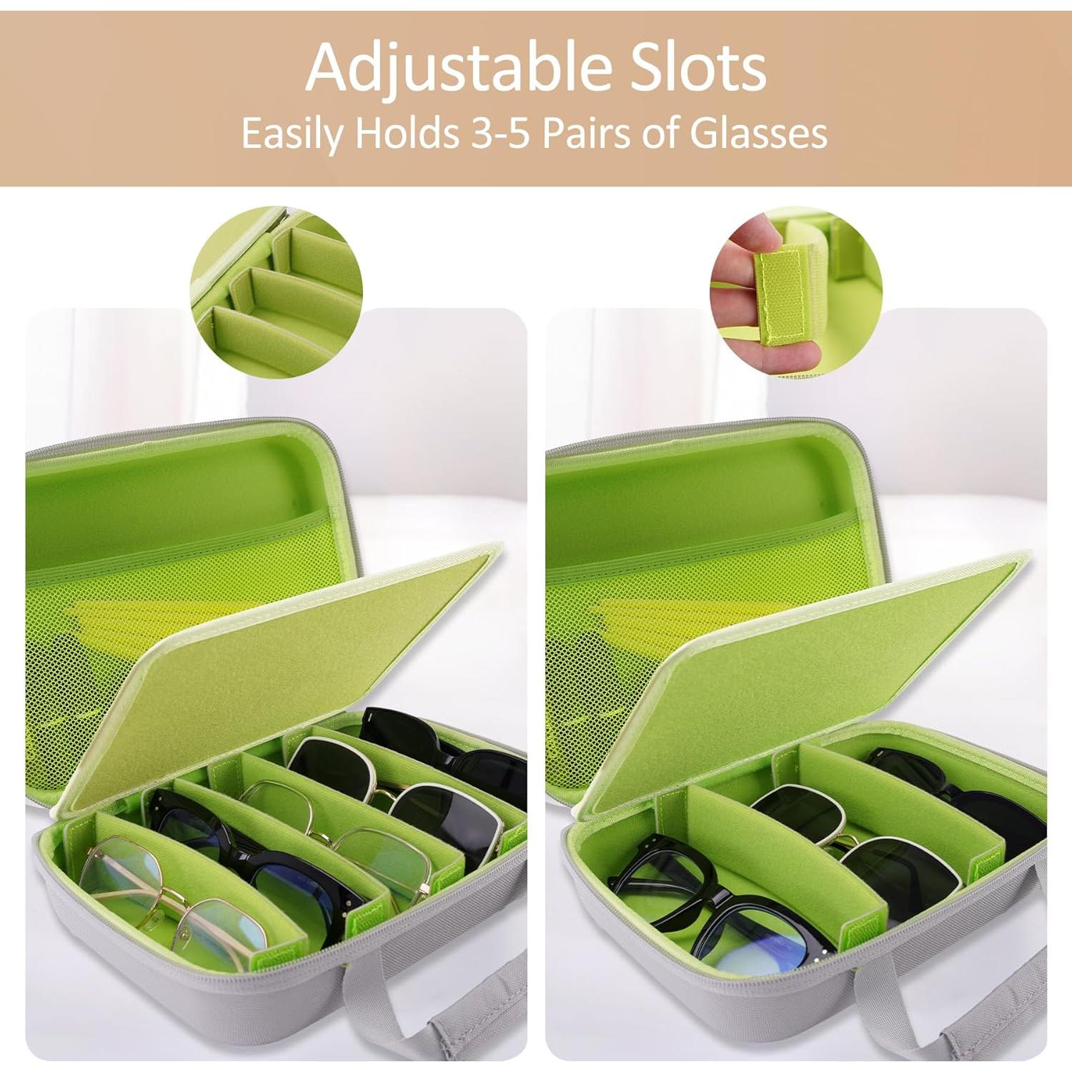 Organizador de Gafas de Sol Fonwill TM10007 Negro Gris Azul