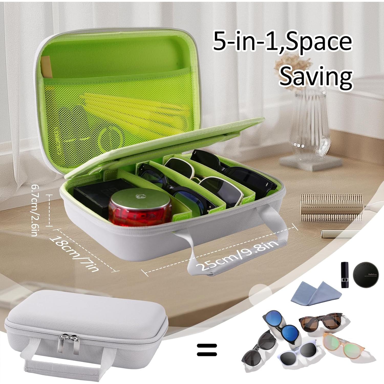 Organizador de Gafas de Sol Fonwill TM10007 Negro Gris Azul