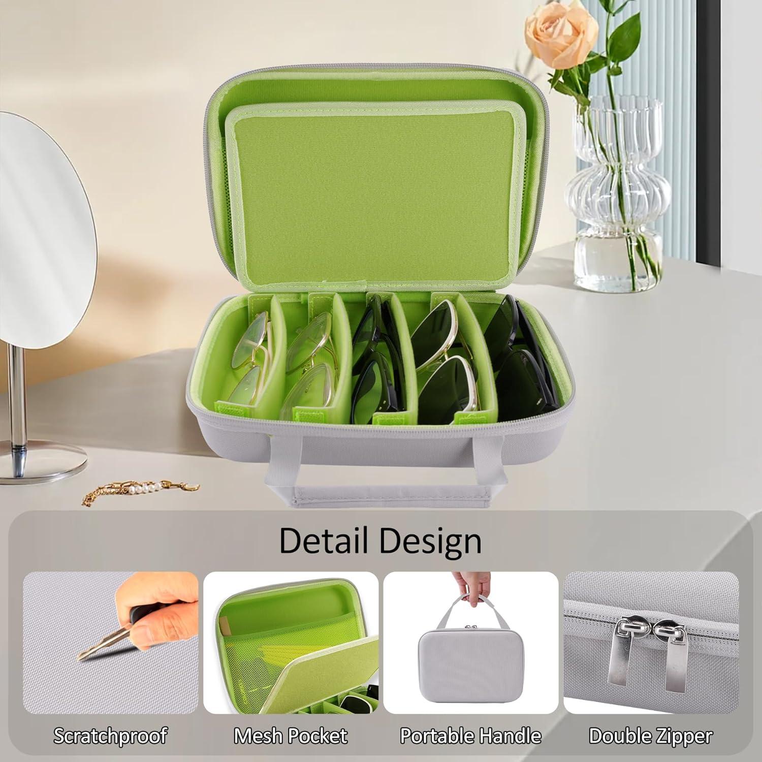 Organizador de Gafas de Sol Fonwill TM10007 Negro Gris Azul