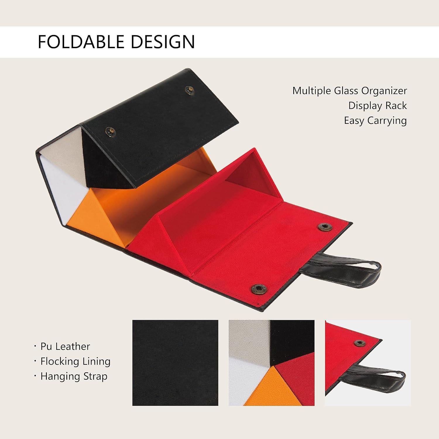 Organizador de Gafas de Sol YJH-101 Plegable y Portátil