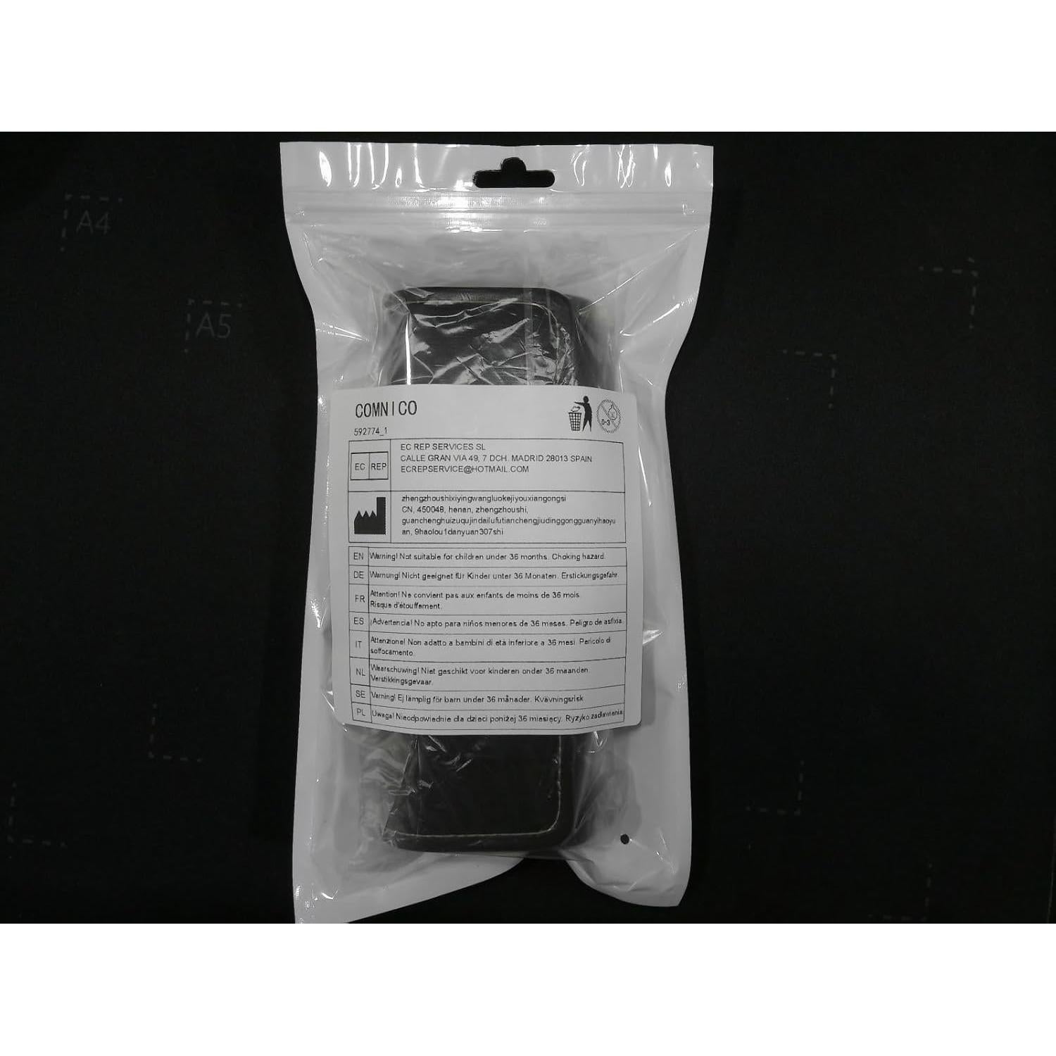 Estuche para gafas COMNICO de concha dura, color negro