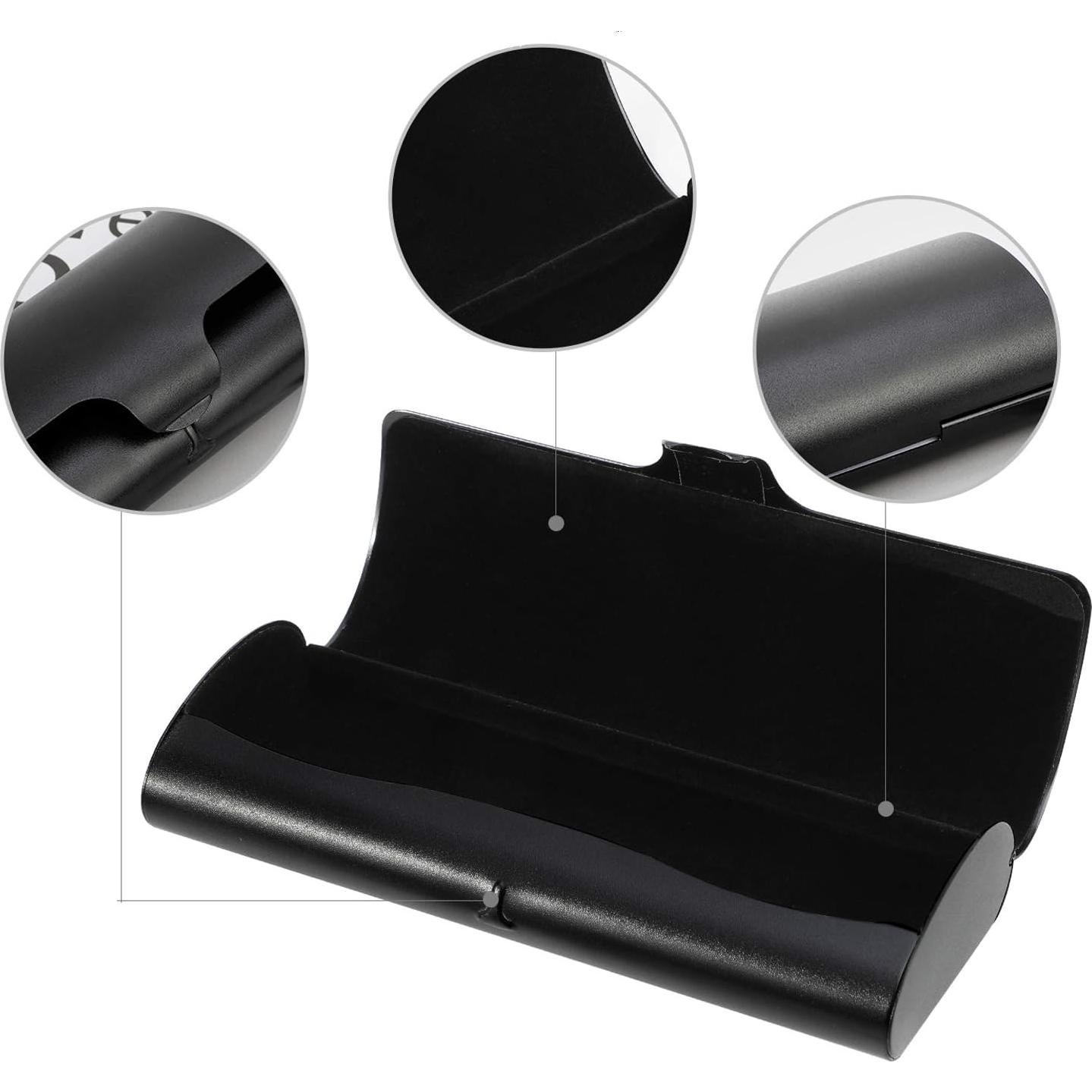 Estuche de Gafas de Aluminio Negro CDG225-P Compacto