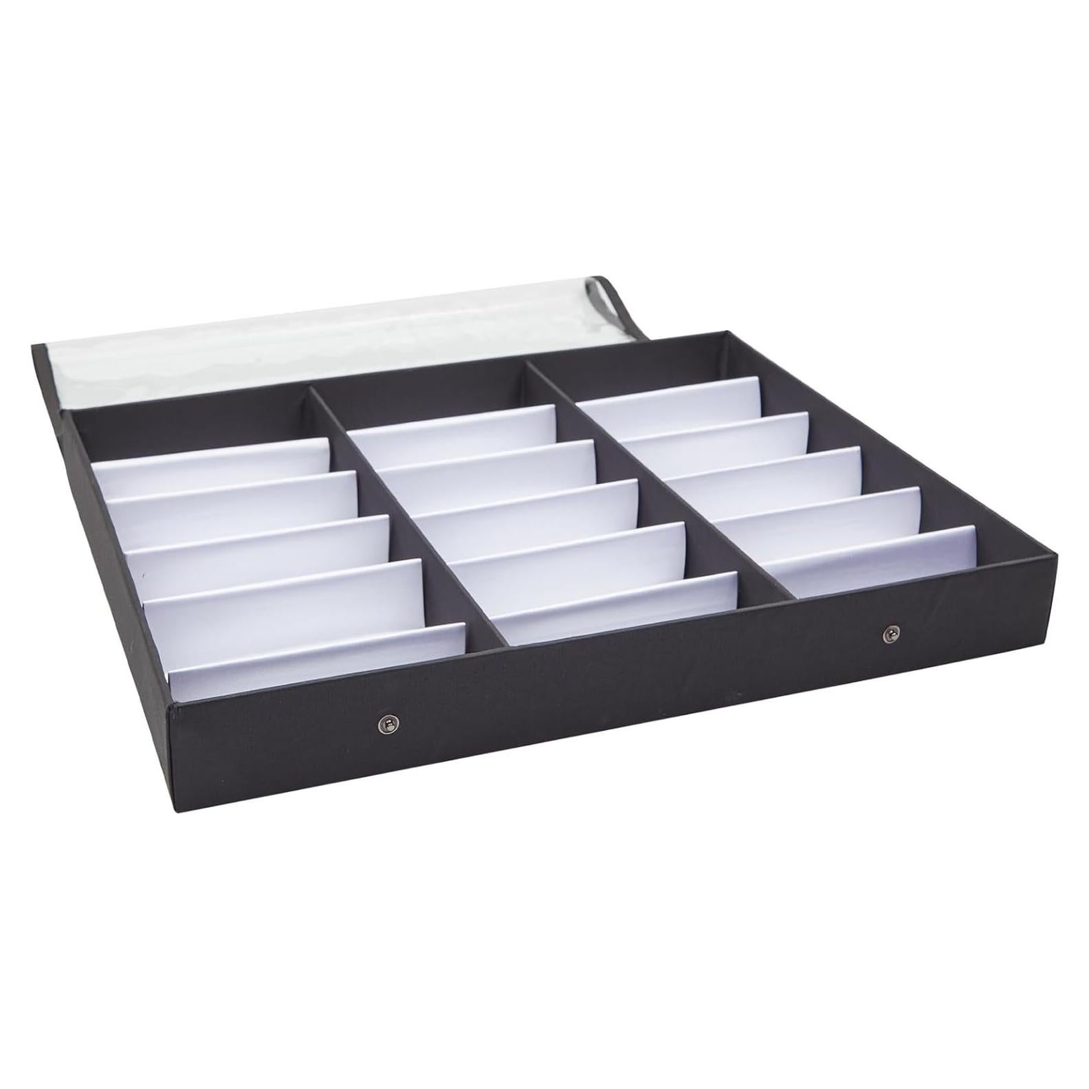 Organizador de Gafas Juvale 18 Slots con Tapa Transparente