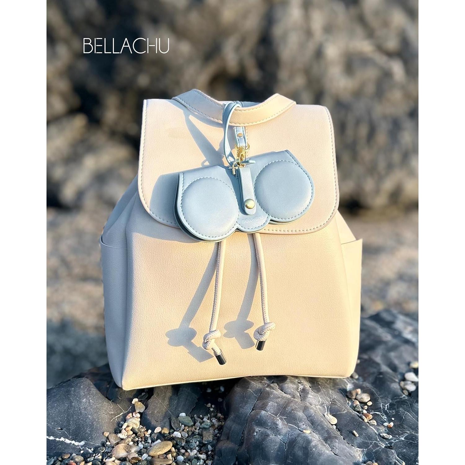 Funda de Gafas BellaChu de Cuero Vegano Acolchada Azul