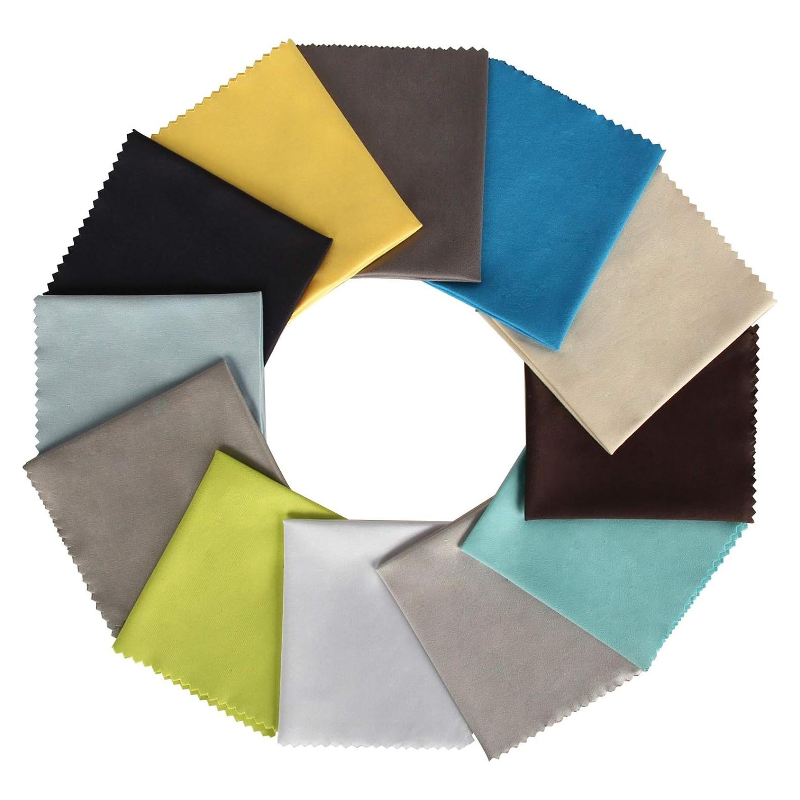 Paquete de 12 Paños de Microfibra Fu Store 15x18 cm Colores